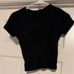 Hollister Black Crew Neck Tee